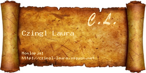 Czingl Laura névjegykártya