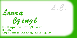 laura czingl business card